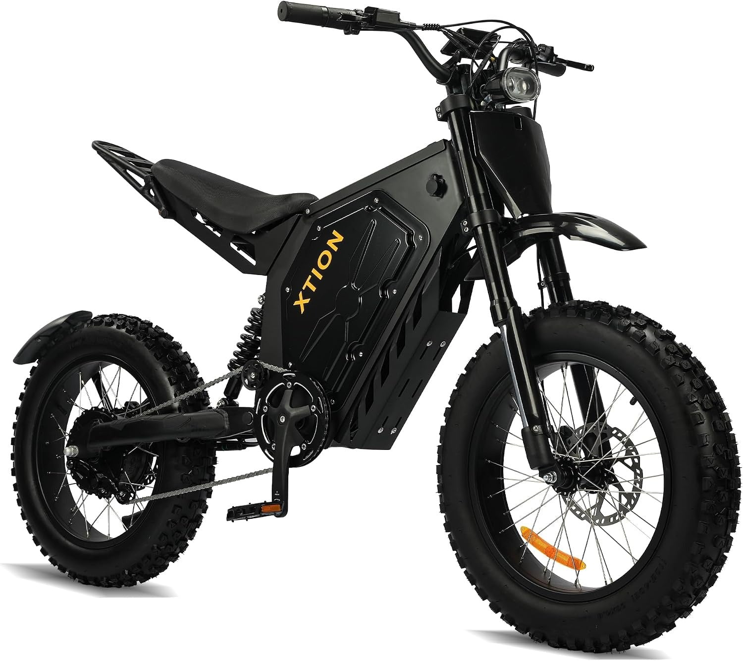 Xtionland 750W Electric Mountain Bike – Dual Shock Absorber Fat Tire E-Bike for Adults