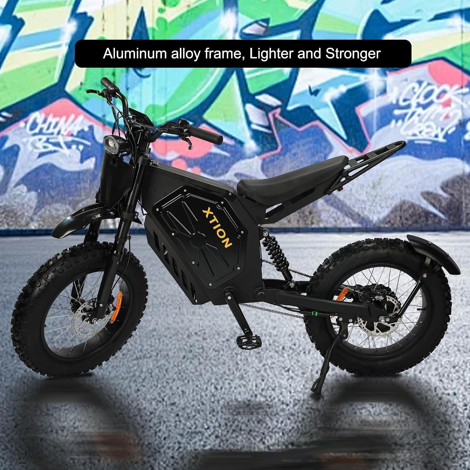 Xtionland 750W Electric Mountain Bike – Dual Shock Absorber Fat Tire E-Bike for Adults