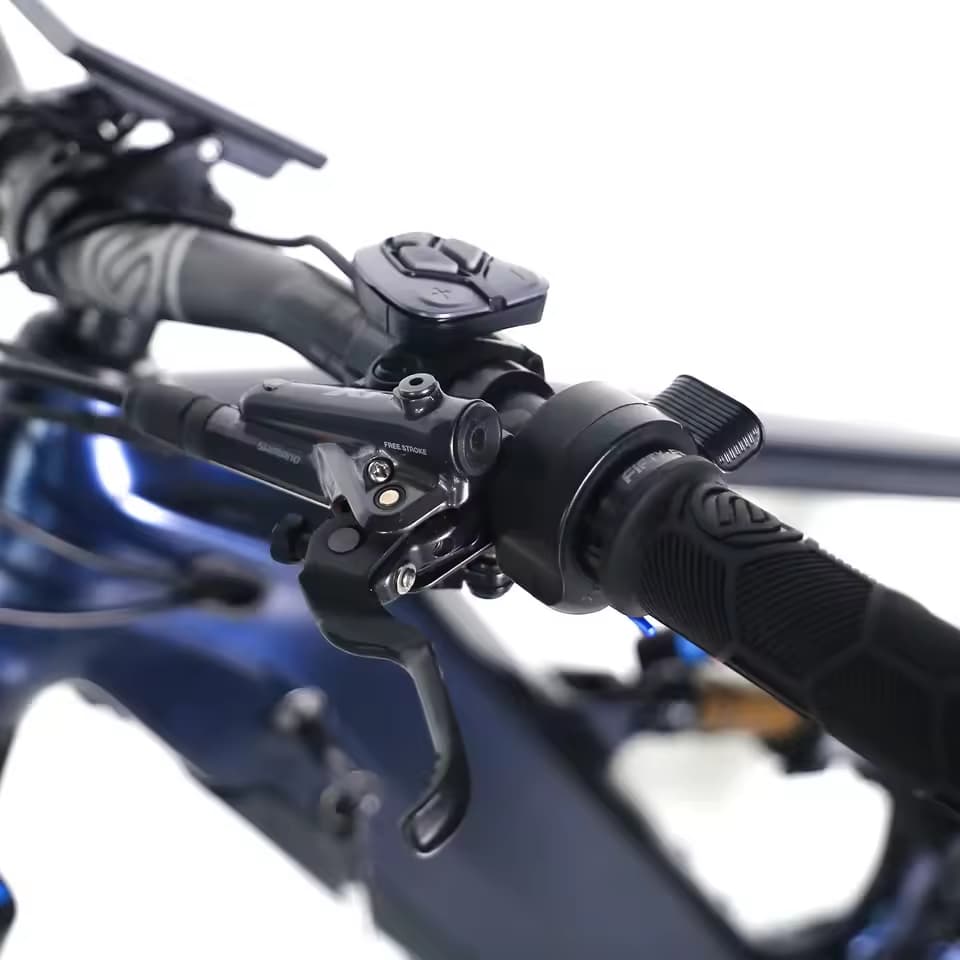 29" All-Terrain Electric Mountain Bike with Bafang Mid-Drive Motor, Dual Suspension & 12-Speed Drivetrain