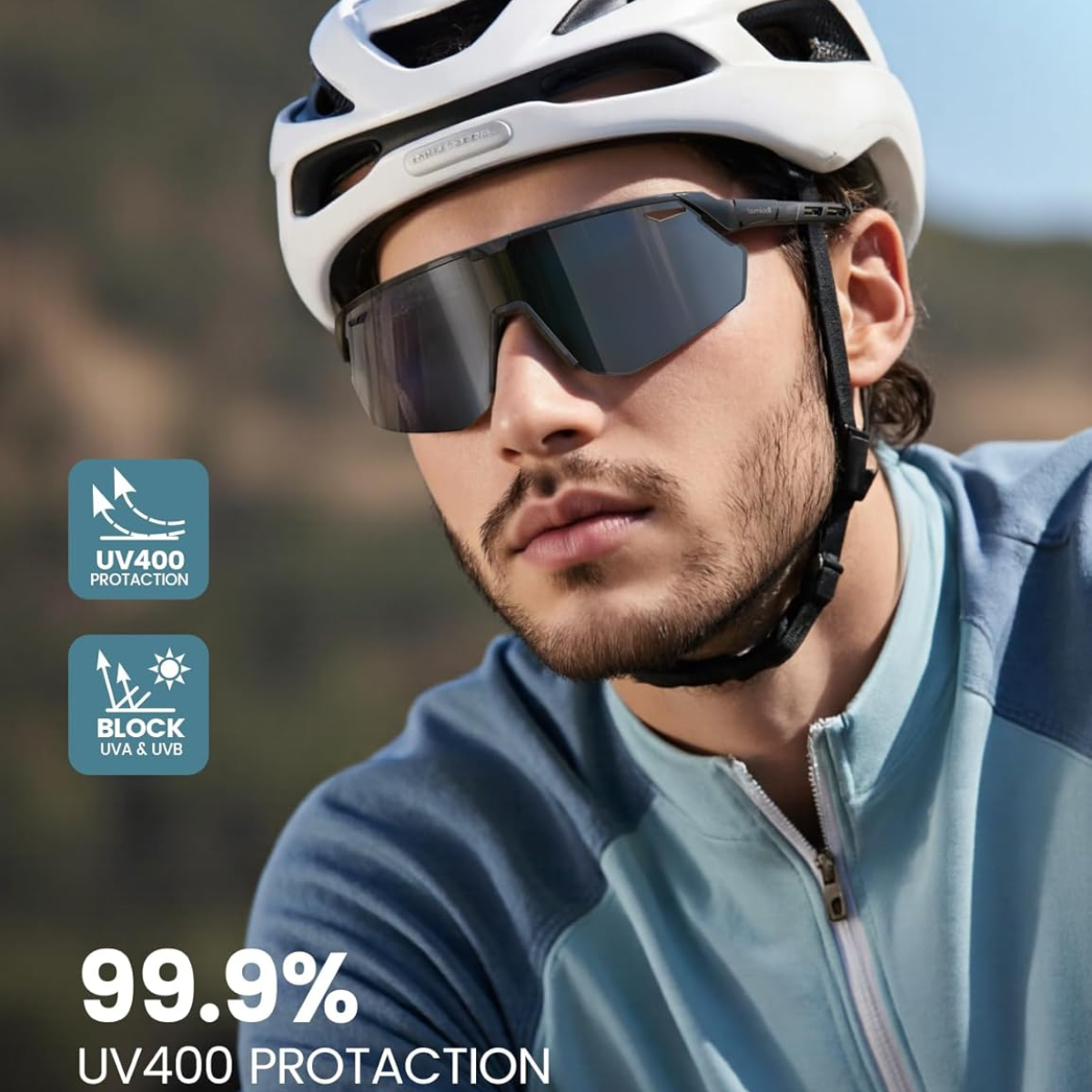 Lamicall Polarized Sports Sunglasses – UV400 Protection for Men & Women