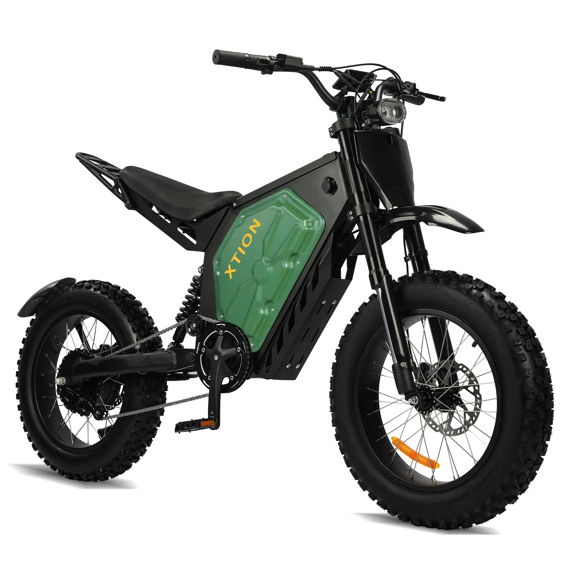 Xtion 3000W Electric Mountain Bike with 60V 25Ah Removable Battery, Dual Suspension, 45 MPH & 60-Mile Range
