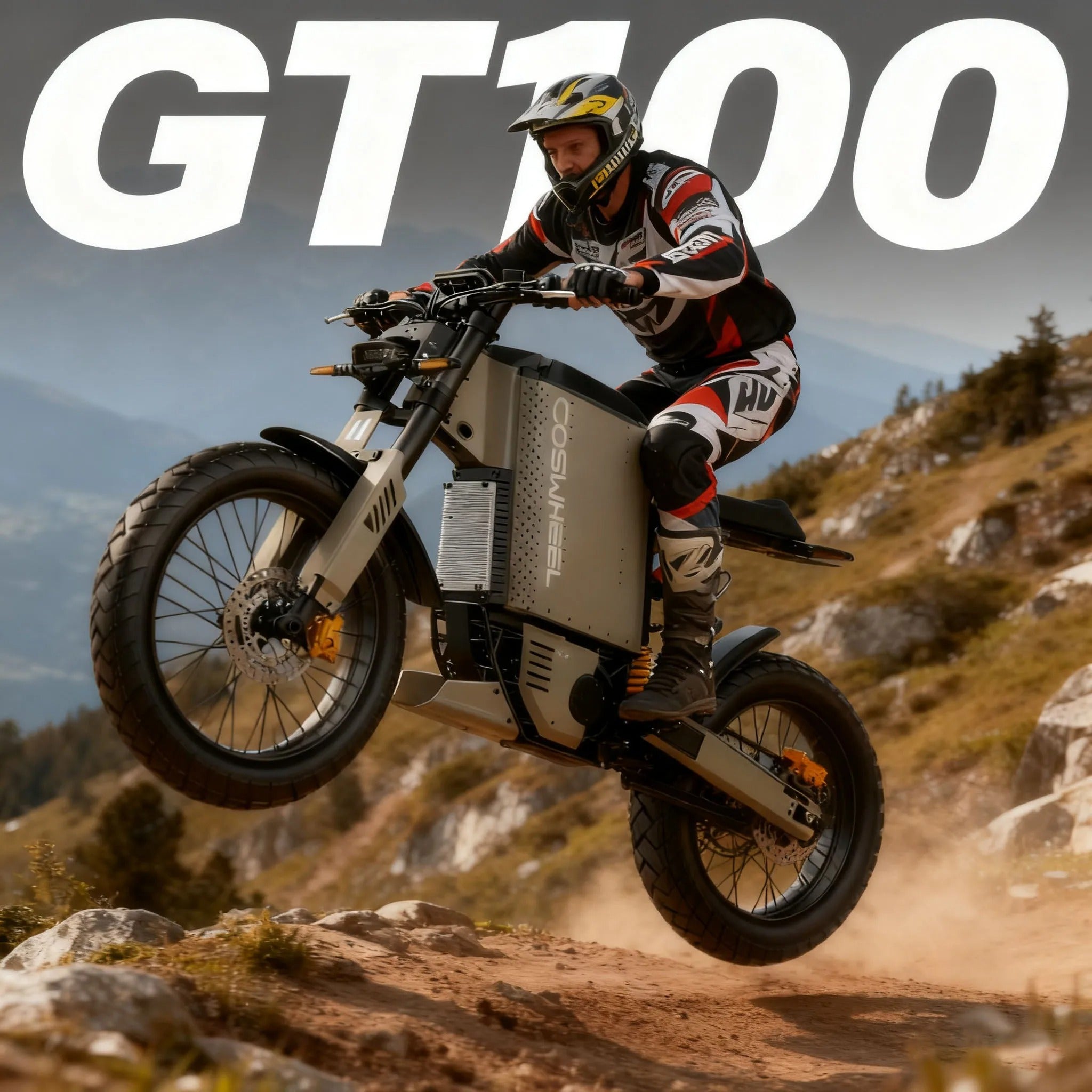 COSWHEEL Electric Motorcycle 8600W, 72V 50Ah Battery, Up to 120 km/h, Hydraulic Brakes