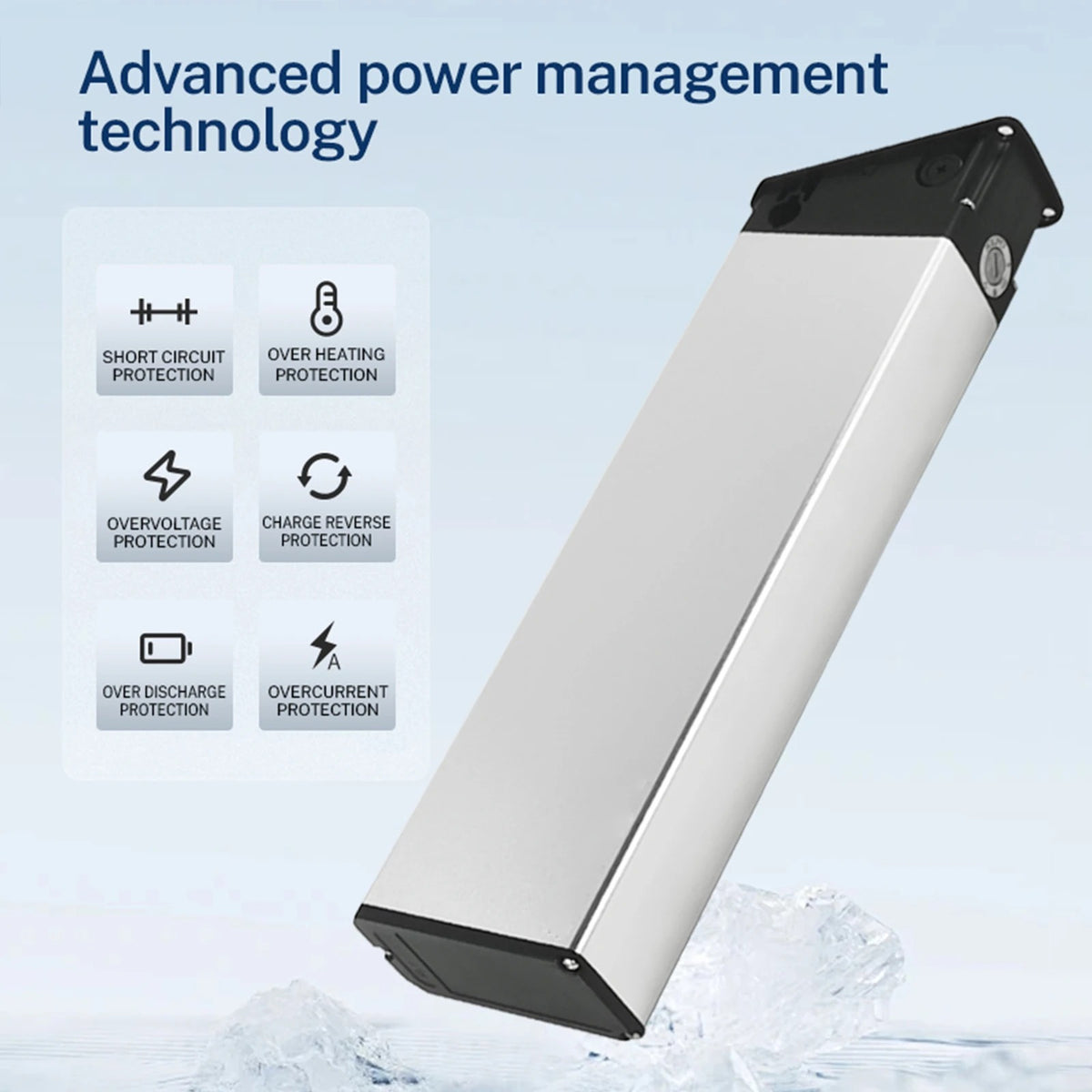 Folding E-Bike Replacement Battery DCH-009 48V/52V 17.5Ah for Mate X & Polarna M5/M6