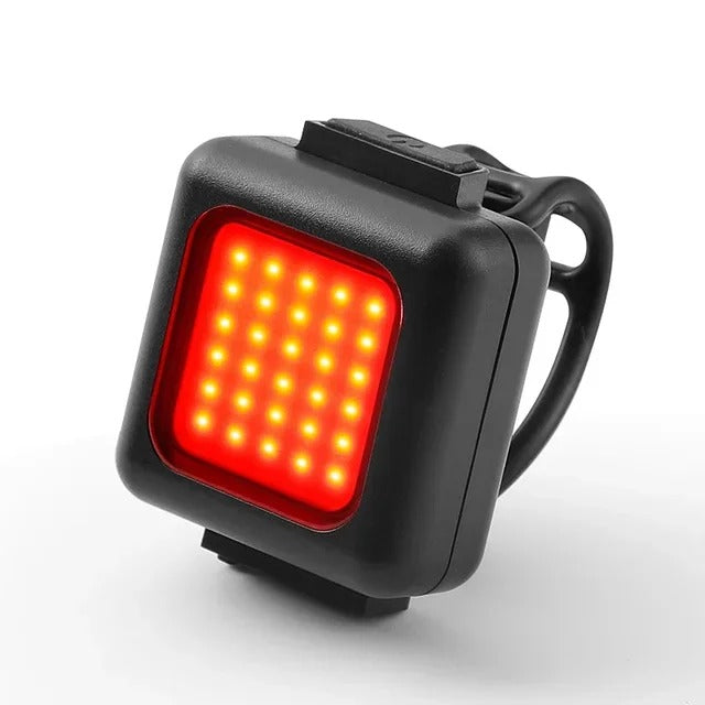 USB Rechargeable Waterproof COB LED Bike Light Set with Front & Rear Lights